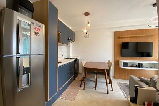 Cozinha de apartamento à venda com 2 quartos, 41m² em Butantã, São Paulo