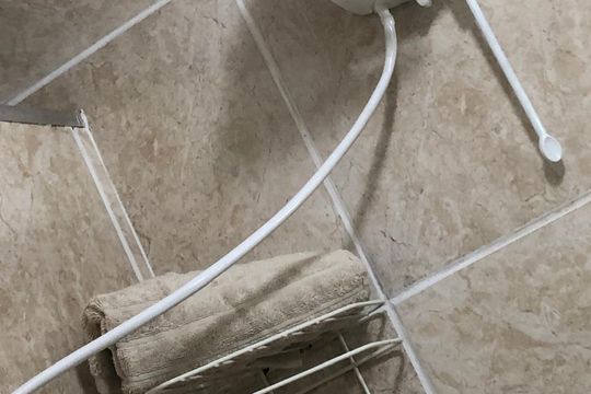 Banheiro de kitnet/studio para alugar com 1 quarto, 35m² em Bela Vista, São Paulo