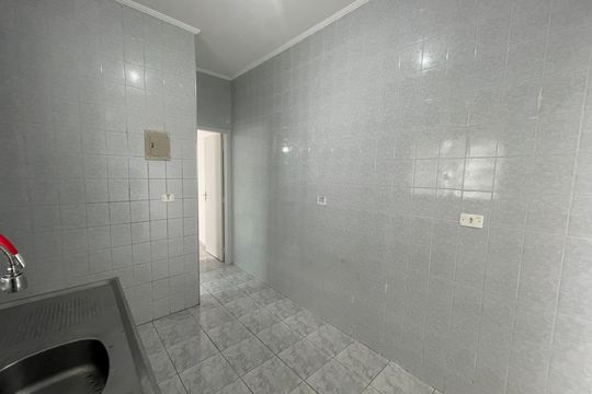 Cozinha de casa para alugar com 2 quartos, 52m² em Esplanada dos Barreiros, São Vicente