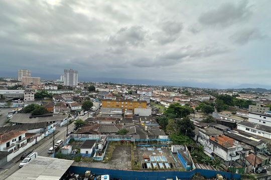 Vista Quarto 1 de apartamento para alugar com 2 quartos, 47m² em Catiapoã, São Vicente