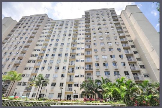 Fachada de apartamento à venda com 2 quartos, 52m² em Barra Olímpica, Rio de Janeiro