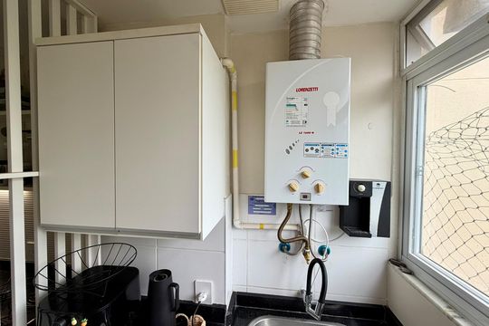 Área de serviço de apartamento à venda com 2 quartos, 52m² em Barra Olímpica, Rio de Janeiro