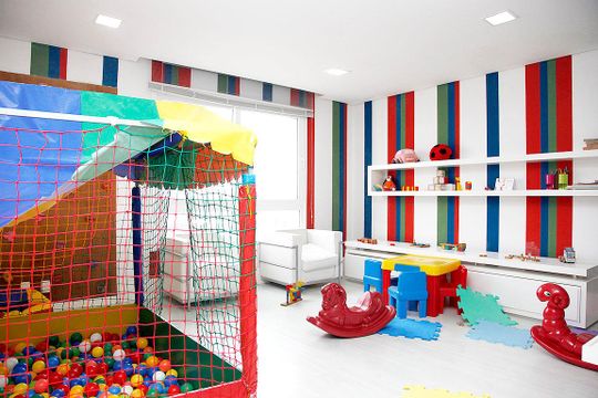 Área Comum - Espaço Kids de apartamento para alugar com 3 quartos, 79m² em Cidade Baixa, Porto Alegre
