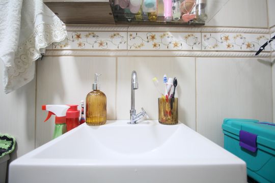 Banheiro de apartamento para alugar com 2 quartos, 53m² em Jardim Maria Luiza, Taboão da Serra