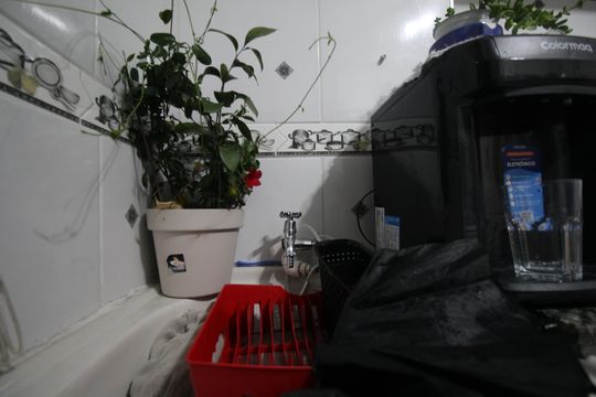Área de Serviço de apartamento para alugar com 2 quartos, 53m² em Jardim Maria Luiza, Taboão da Serra