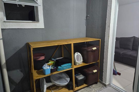 Área externa de apartamento à venda com 2 quartos, 56m² em Parque Capuava, Santo André