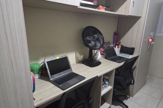 Quarto de apartamento à venda com 2 quartos, 56m² em Parque Capuava, Santo André