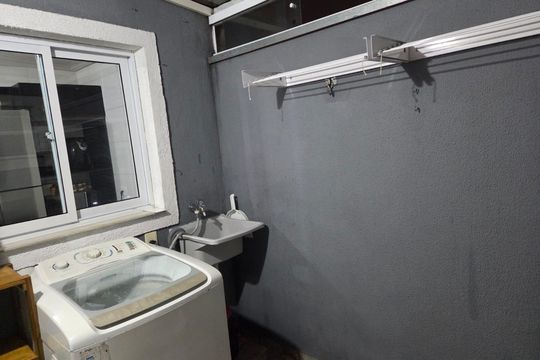 Área de serviço de apartamento à venda com 2 quartos, 56m² em Parque Capuava, Santo André