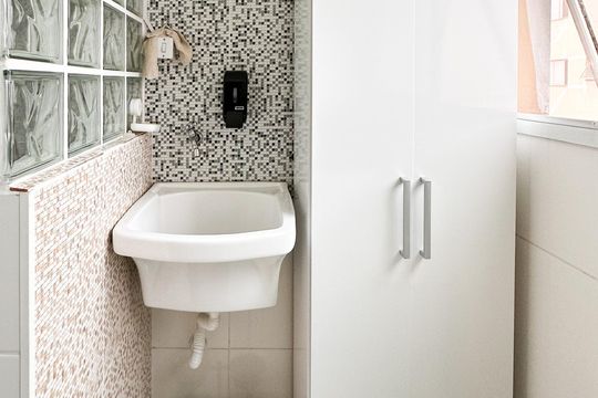 Área de Serviço de apartamento à venda com 3 quartos, 76m² em Planalto, São Bernardo do Campo