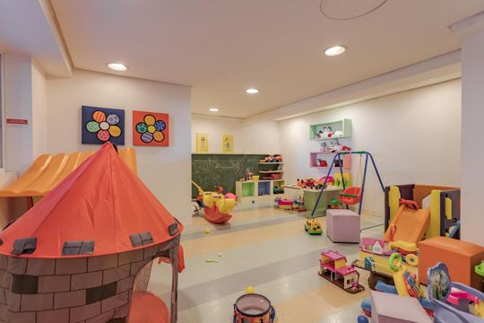 Área comum - Brinquedoteca de apartamento para alugar com 1 quarto, 84m² em São João, Porto Alegre