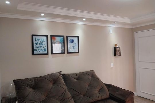Sala de apartamento para alugar com 2 quartos, 48m² em Nova Petrópolis, São Bernardo do Campo