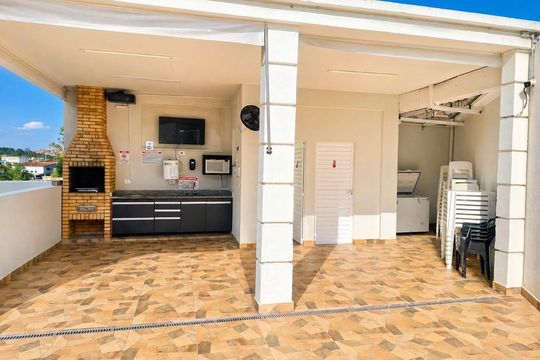 Área externa de apartamento para alugar com 2 quartos, 48m² em Nova Petrópolis, São Bernardo do Campo