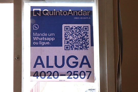 Placa de apartamento para alugar com 2 quartos, 55m² em Jardim Dona Leopoldina, Porto Alegre