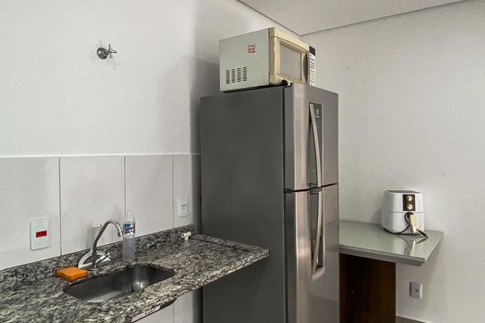 Cozinha de apartamento para alugar com 1 quarto, 35m² em Cidade Patriarca, São Paulo
