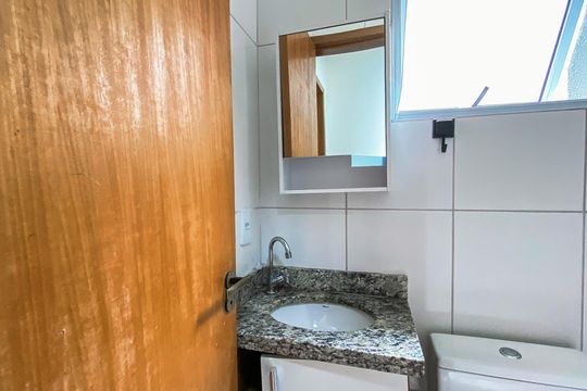 Banheiro de apartamento para alugar com 1 quarto, 35m² em Cidade Patriarca, São Paulo