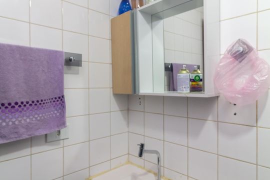 Banheiro de apartamento para alugar com 2 quartos, 52m² em Vila Chabilandia, São Paulo