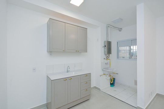 Cozinha de apartamento para alugar com 2 quartos, 37m² em Vila Socorro, São Paulo