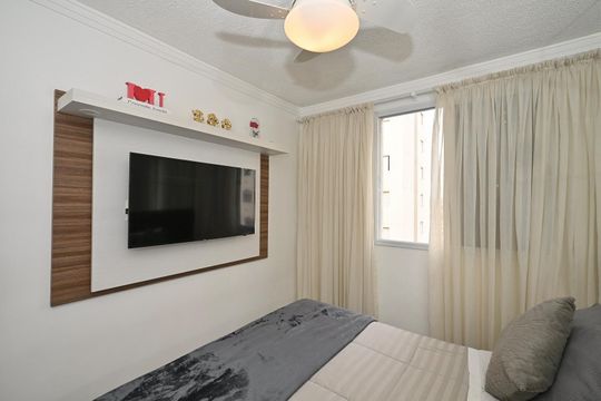 Quarto 1 de apartamento à venda com 2 quartos, 43m² em Vila Prel, São Paulo