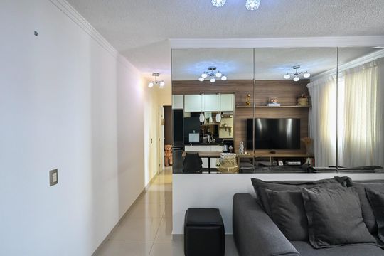 Sala de apartamento à venda com 2 quartos, 43m² em Vila Prel, São Paulo