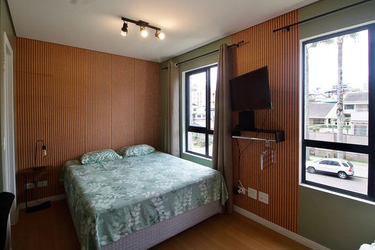 Quarto de apartamento para alugar com 1 quarto, 26m² em Tingui, Curitiba