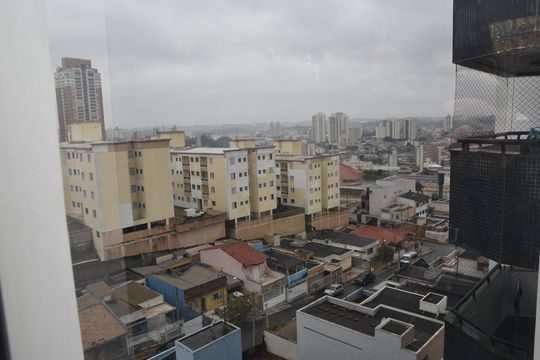 sala - vista de apartamento para alugar com 3 quartos, 100m² em Jardim Messina, Jundiaí