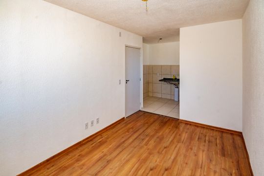 Sala de apartamento para alugar com 2 quartos, 42m² em Serra Dourada, Vespasiano
