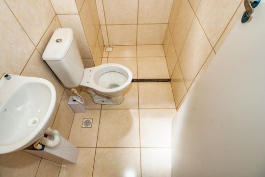 Banheiro Social de apartamento para alugar com 2 quartos, 42m² em Serra Dourada, Vespasiano