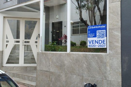 placa instalada WZLX-312 de apartamento à venda com 2 quartos, 145m² em Graça, Belo Horizonte