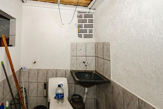 Área de Serviço de casa de condomínio à venda com 2 quartos, 44m² em Planalto, Belo Horizonte