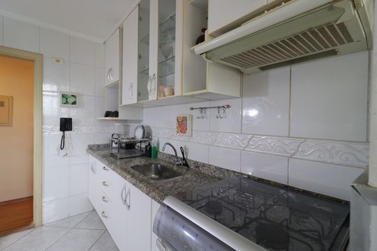 Cozinha de apartamento à venda com 3 quartos, 75m² em Jardim Umuarama, São Paulo