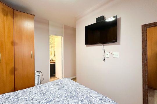 Suíte  de apartamento à venda com 2 quartos, 57m² em Planalto, São Bernardo do Campo