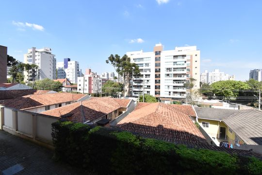 Vista da Sala de apartamento à venda com 2 quartos, 59m² em Cabral, Curitiba