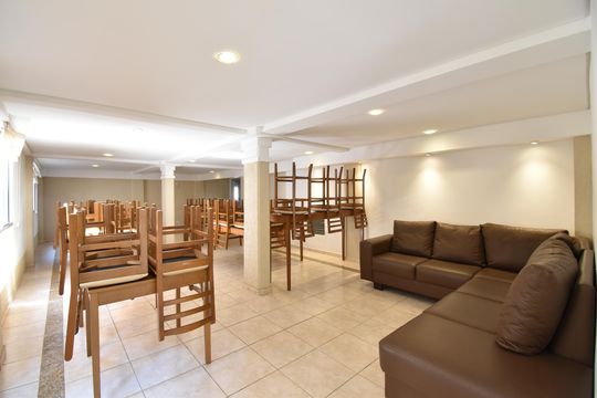 Área comum - Salão de festas de apartamento à venda com 2 quartos, 59m² em Cabral, Curitiba