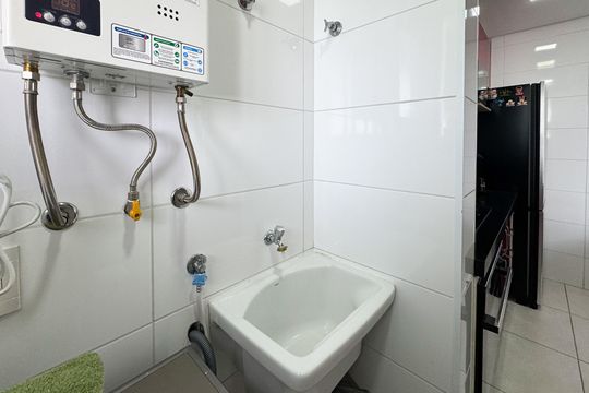 Área de Serviço de apartamento à venda com 2 quartos, 70m² em Vila Dayse, São Bernardo do Campo