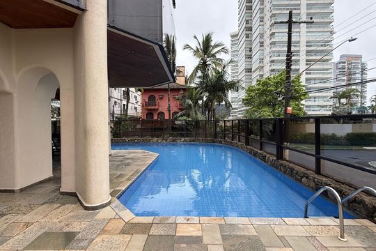 Área comum de apartamento para alugar com 4 quartos, 270m² em Jardim das Conchas, Guarujá