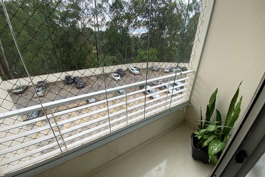 Varanda Sala de apartamento à venda com 3 quartos, 55m² em Jardim Monte Alegre, São Paulo