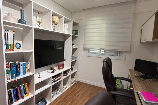 Quarto de apartamento à venda com 3 quartos, 98m² em Campestre, Santo André