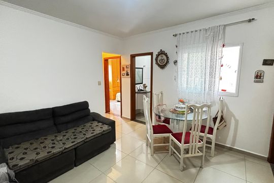 Sala - Sala de Jantar de apartamento à venda com 2 quartos, 63m² em Vila Curuçá, Santo André