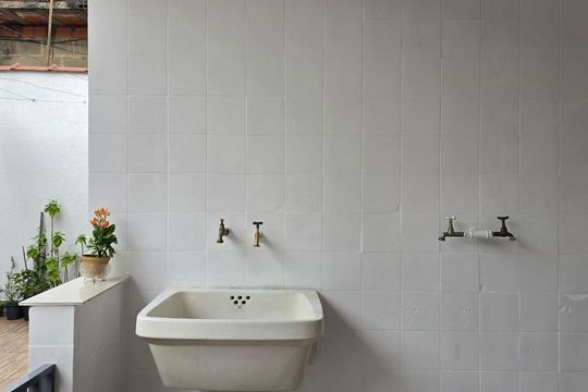Área de Serviço de casa para alugar com 2 quartos, 60m² em Jardim Santa Maria, Guarulhos