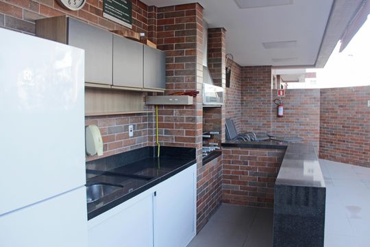 Área comum de apartamento para alugar com 1 quarto, 49m² em Campo Grande, Santos