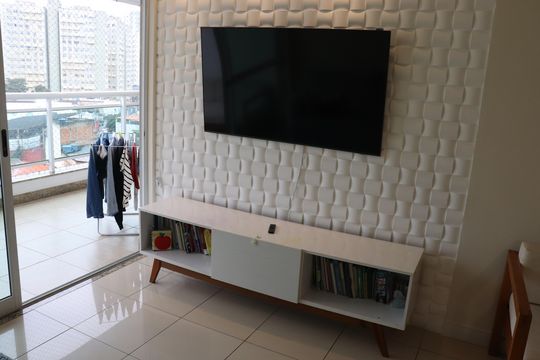 Sala de apartamento para alugar com 3 quartos, 110m² em Parque Tamandaré, Campos dos Goytacazes