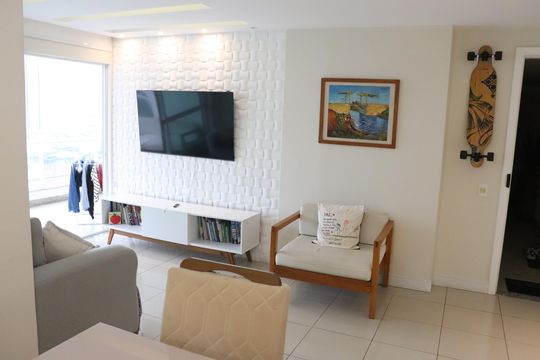 Sala de apartamento para alugar com 3 quartos, 110m² em Parque Tamandaré, Campos dos Goytacazes