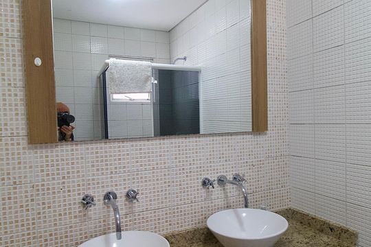 Banheiro - Suíte de apartamento à venda com 3 quartos, 79m² em Campina do Siqueira, Curitiba