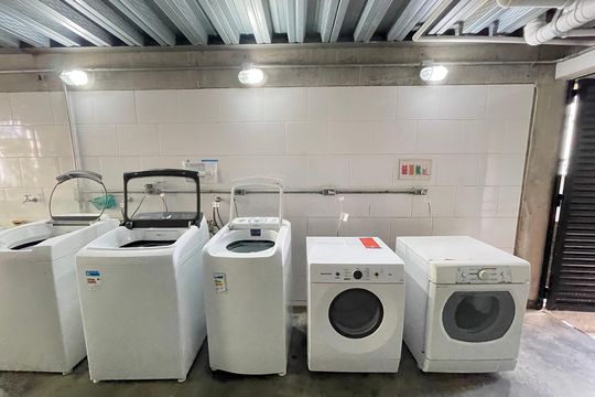 Lavanderia de kitnet/studio para alugar com 1 quarto, 35m² em Vila Indiana, São Paulo