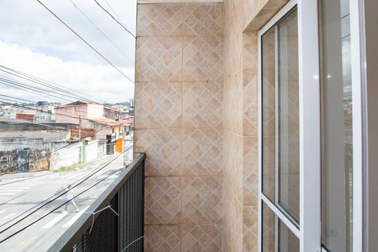 Varanda da suíte 2 de casa à venda com 3 quartos, 109m² em Taboão, Diadema