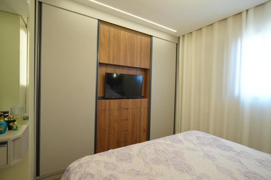 Quarto Suíte de casa à venda com 2 quartos, 90m² em Campestre, Santo André
