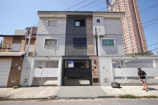 Fachada do Prédio de casa à venda com 2 quartos, 90m² em Campestre, Santo André