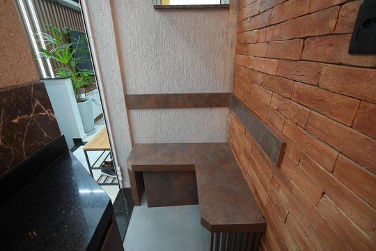 Área de Serviço de casa à venda com 2 quartos, 90m² em Campestre, Santo André