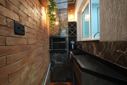 Area Goumert de casa à venda com 2 quartos, 90m² em Campestre, Santo André