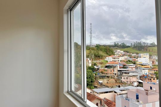 Vista da Sala de apartamento para alugar com 2 quartos, 45m² em Borboleta, Juiz de Fora